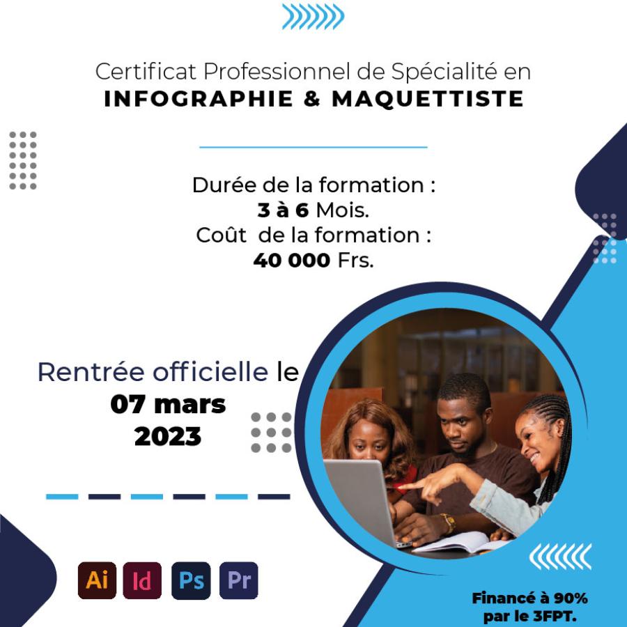 INFOGRAPHIE & MAQUETTISTE